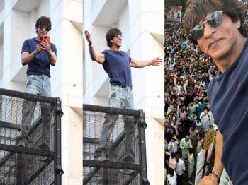 Shah Rukh Khan ने Eid पर 'Mannat' से Fans के लिए किया अपना Iconic Pose