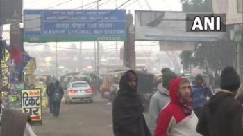 कानपुर में शीतलहर जारी, न्यूनतम तापमान 7 डिग्री सेल्सियस 