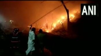 केरल: कन्नूर के चेलोरा ट्रेंचिंग ग्राउंड में लगी आग 