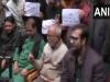 जम्मू-कश्मीर: PDP ने श्रीनगर में चुनाव आयोग के खिलाफ किया प्रदर्शन 