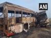 आंध्र प्रदेश में बड़ा हादसा, बस-ट्रक की टक्कर में 6 लोगों की जिंदा जलकर मौत