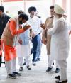 हरियाणा के मुख्यमंत्री नायब सिंह सैनी ने डेरा ब्यास प्रमुख बाबा गुरिंदर सिंह ढिल्लों से की मुलाकात