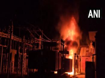 कनिपोरा नौगाम के रिसीविंग स्टेशन में लगी आग 