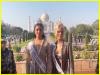 मिस यूनिवर्स विक्टोरिया केजर थेलविग और मिस यूनिवर्स इंडिया रिया सिंघा ने ताजमहल का किया दौरा 