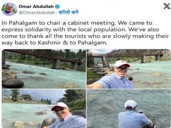 कश्मीर में पर्यटन को फिर से शुरू करने के प्रयास जारी - उमर अब्दुल्ला