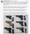 विदेशी हथियारों के साथ 3 गिरफ्तार 