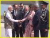 लारनाका अंतरराष्ट्रीय हवाई अड्डे पहुंचे प्रधानमंत्री नरेंद्र मोदी 
