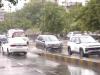 वाराणसी के कई हिस्सों में हुई बारिश 