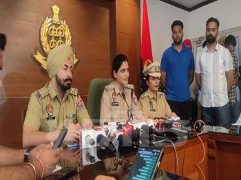 मोहाली पुलिस द्वारा 50 करोड़ रुपए की ठगी करने वाले गिरोह का पर्दाफाश 