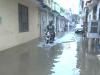 ग्वालियर में लगातार बारिश के कारण जलभराव देखने को मिला 
