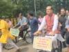 शिवराज सिंह चौहान ने साइकिल रैली में लिया भाग 