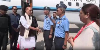 रक्षा मंत्री राजनाथ सिंह मिग-21 के भव्य विदाई समारोह में शामिल होने चंडीगढ़ पहुंचे
