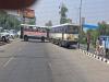 पनबस कर्मचारियों ने गोल्डन गेट पर यातायात किया अवरुद्ध 