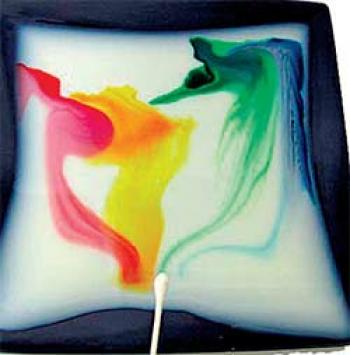 आओ बच्चो, आज दूध से इन्द्रधनुष बनाएं!