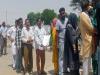 नामकरण पत्र  भरने आए उम्मीदवारों को म्युनिसिपल काउंसिल ऑफिस में घुसने से रोका गया
