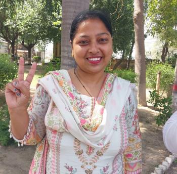 बठिंडा नगर निगम के वार्ड नंबर 42 से भाजपा उम्मीदवार रितु जीतीं