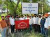 लाइनमैनों पर हुए लाठीचार्ज के विरोध में बिजली कर्मचारियों ने किया प्रदर्शन