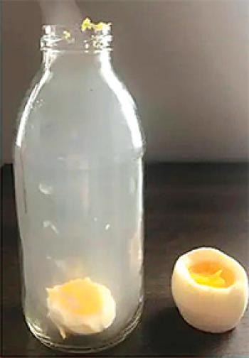 बोतल में अंडा