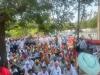 कर्मचारियों और पेंशनरों ने डीसी ऑफिस के सामने किया विरोध प्रदर्शन