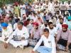 डेराबस्सी:पंजाब सरकार के खिलाफ जोरदार विरोध प्रदर्शन 