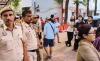 नई दिल्ली के किलोकारी में पुलिस बल तैनात किया गया 