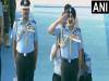 वायुसेना दिवस समारोह के दौरान एयर चीफ मार्शल ए.पी. सिंह ने किया परेड का निरीक्षण