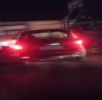 मैनपुरी में एक ट्रक ने सपा जिलाध्यक्ष की कार को करीब 500 मीटर तक घसीटा