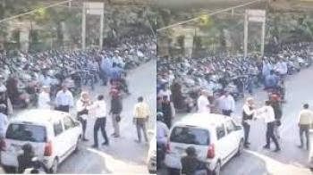 कानपुर में कचहरी के पास ड्यूटी पर तैनात ट्रैफिक कांस्टेबल पर वकील ने किया हमला