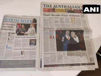 ऑस्ट्रेलियाई अखबारों के पहले पन्ने पर पीएम मोदी की तस्वीर आई नजर