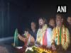 निसिथ प्रमाणिक ने भाजपा उम्मीदवार खगेन मुर्मू के समर्थन में मालदा में किया रोड शो 