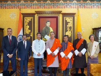 भारतीय विदेश सचिव विक्रम मिस्री ने भूटान के प्रधानमंत्री से की मुलाकात  