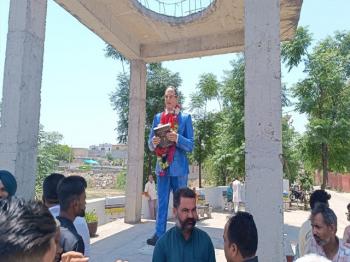 डॉ. भीम राव अंबेडकर की प्रतिमा से छेड़छाड़ का प्रयास