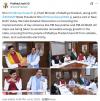 मध्य प्रदेश के मुख्यमंत्री मोहन यादव ने केंद्रीय मंत्री प्रह्लाद जोशी से की मुलाकात