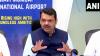 सीएम देवेंद्र फडणवीस और एकनाथ शिंदे ने नवी मुंबई अंतर्राष्ट्रीय हवाई अड्डे का किया निरीक्षण 