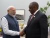 प्रधानमंत्री मोदी ने साउथ अफ्रीका के राष्ट्रपति के साथ की द्विपक्षीय बैठक 