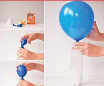 आओ बेकिंग सोडा से गुब्बारे फुलाएं