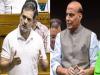 संसद में राहुल के बयान पर हंगामा: रक्षा मंत्री राजनाथ सिंह बोले- देश से माफी मांगें