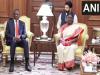 राष्ट्रपति द्रौपदी मुर्मू ने दक्षिण अफ्रीका के उप राष्ट्रपति से मुलाकात की