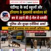 चंडीगढ़ के कई स्कूलों और हरियाणा के मुख्यमंत्री कार्यालय को बम से उड़ाने की ई-मेल से धमकी