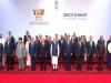 ब्रिक्स : ग्रुप फोटो में मोदी के साथ दिखे जिनपिंग और पुतिन, पीएम बोले- वैश्विक तनाव से सप्लाई चेन पर असर